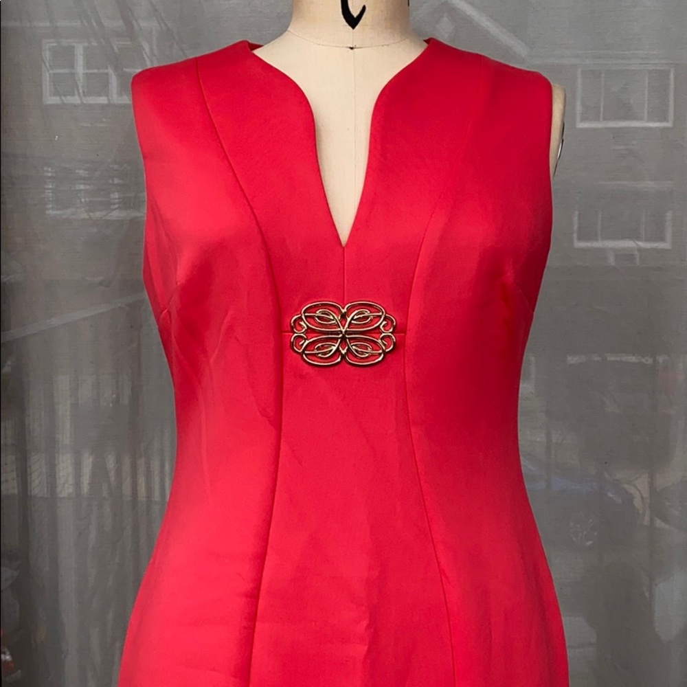 Calvin Klein Brooch Dress